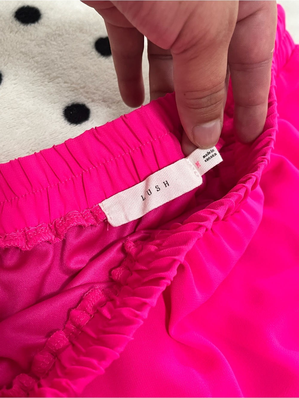 Lush Neon Pink Tulip Maxi Skirt Size M - Picture 4 of 8